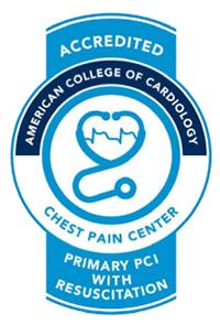 The Chest Pain Center at Chester County Hospital has been accredited by The American College of Cardiology.